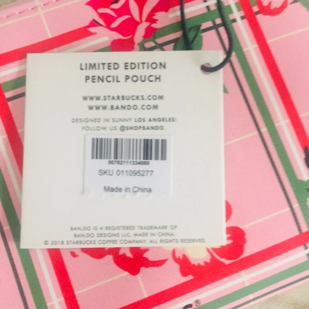 Bando + Starbucks• Limited Edition Clutch Pencil Case